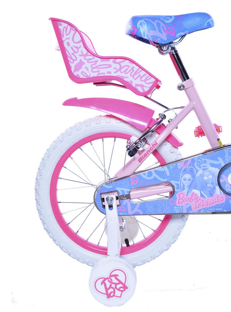 Bicicleta de Niño Barbie Aro 16'' Niña - Rosado, foto 4