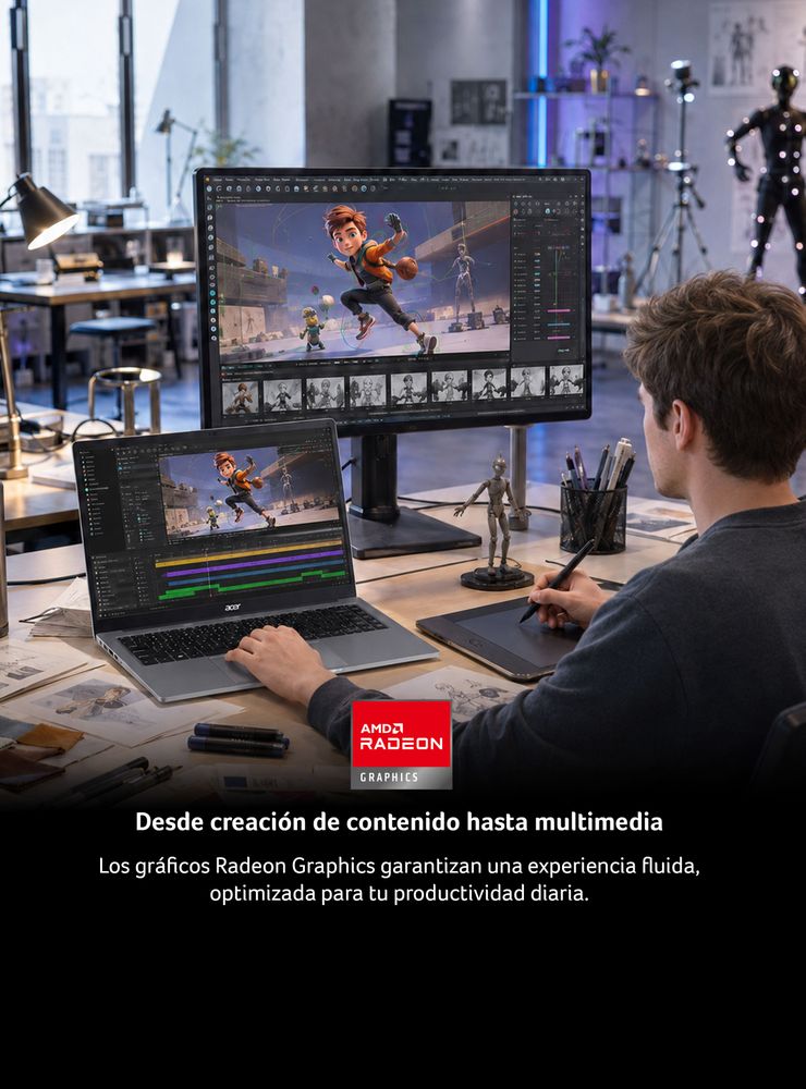 Acer Aspire Lite AL15-410P-R9ND-2 AMD Ryzen 5 12GB 512GB 15.6" Plata, foto 5