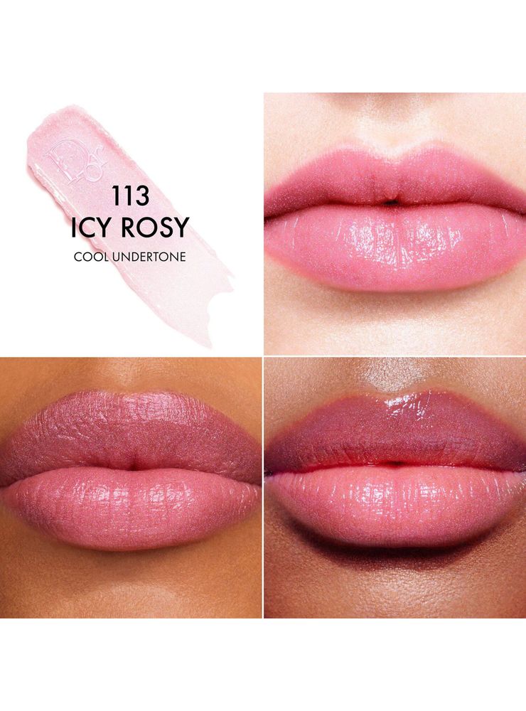 Bálsamo labial Dior Addict Lip Glow Tono 113 Icy Rosy, foto 5