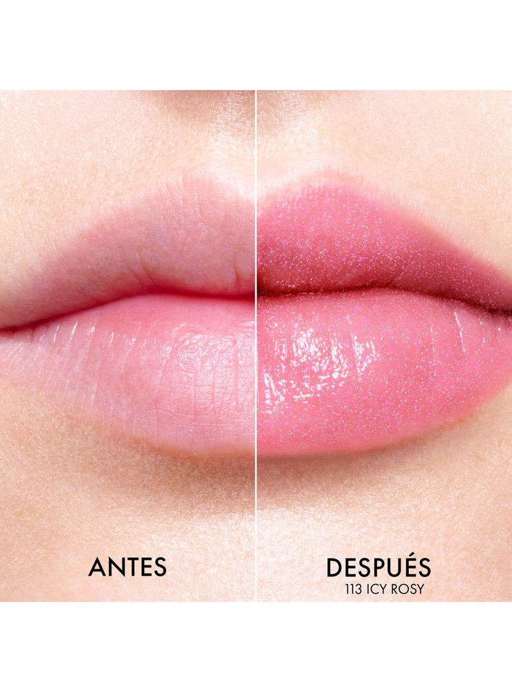 Bálsamo labial Dior Addict Lip Glow Tono 113 Icy Rosy, foto 4
