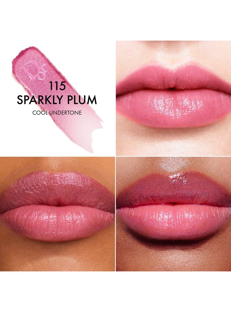 Bálsamo labial Dior Addict Lip Glow Tono 115 Sparkly Plum, foto 5