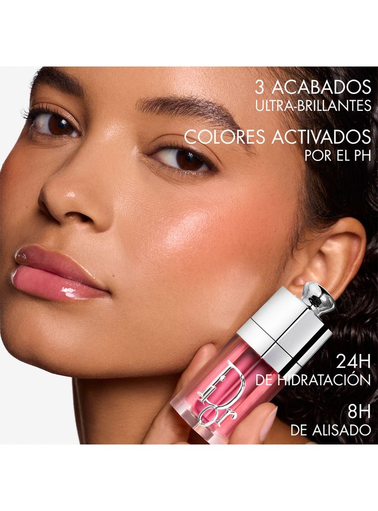 Aceite de Labios Dior Addict Lip Glow Oil Tono 113 Icy Rosy, foto 6