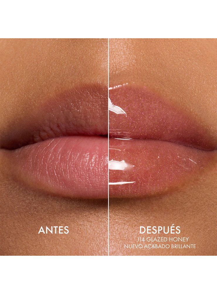 Aceite de Labios Dior Addict Lip Glow Oil Tono 114 Glazed Honey, foto 4