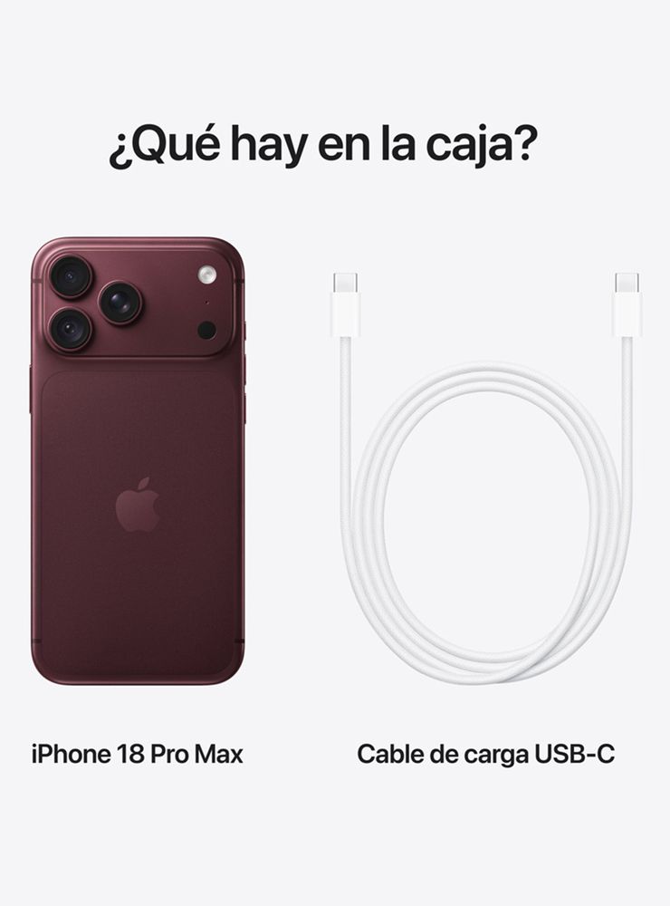 iPhone 18 Pro Max 256GB Burdeo Liberado, foto 3