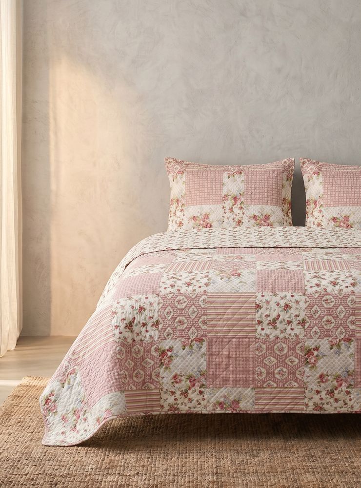 Stylo Quilt 2 Plazas Romántico Estampado
