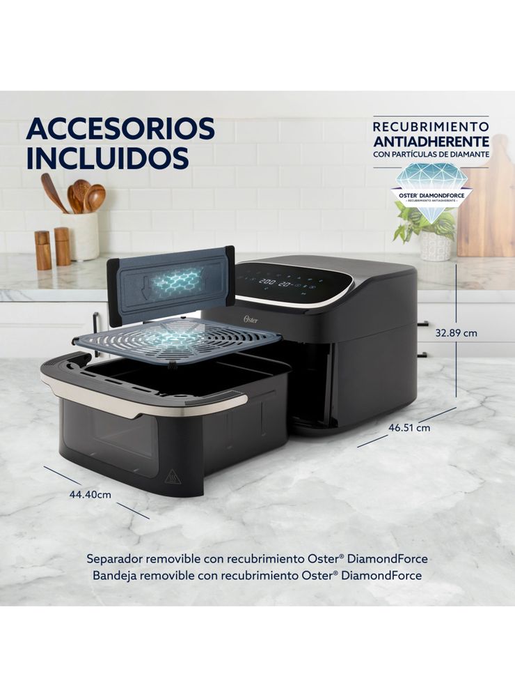 Freidora de Aire UltraCrisp XL 10 Litros Negro, foto 2
