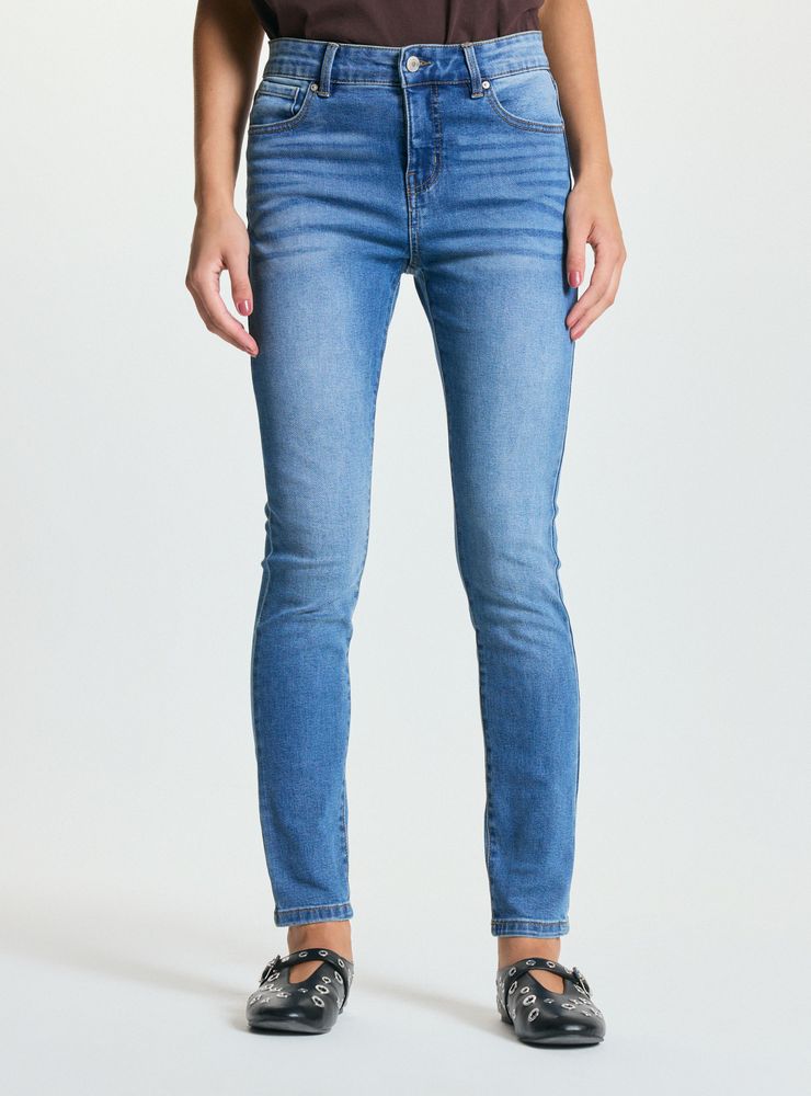 Foster Jeans Skinny Tiro Medio