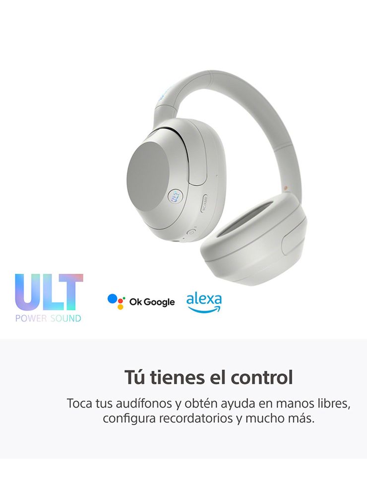 Audífonos Bluetooth Noise Cancelling WH-ULT900N Blanco, foto 4