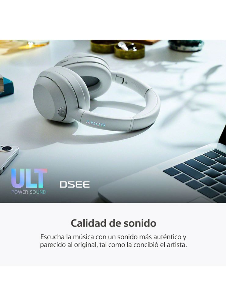 Audífonos Bluetooth Noise Cancelling WH-ULT900N Blanco, foto 5