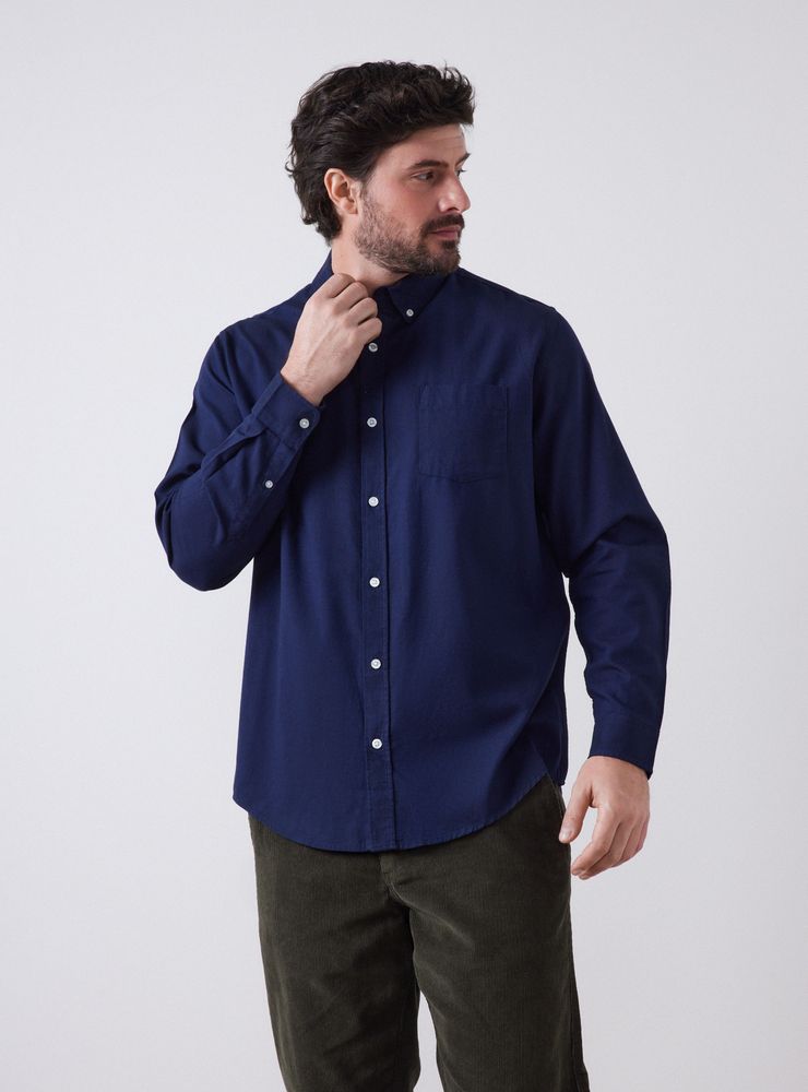Rainforest Camisa Semi Oxford Algodón