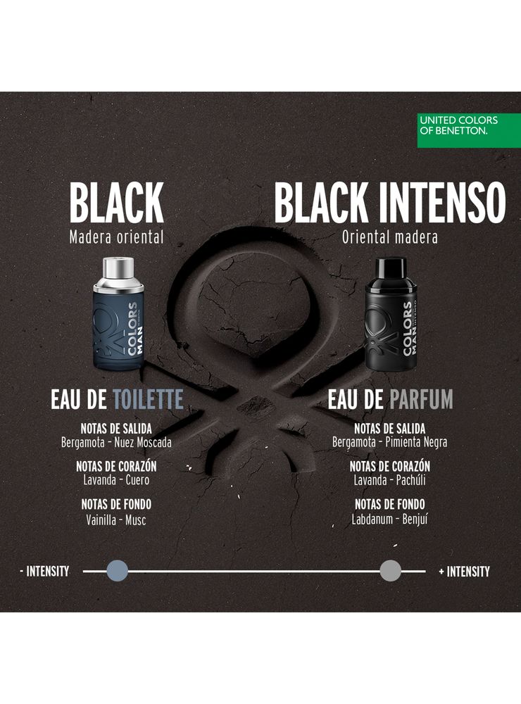 Benetton Colors Man Black Intenso EDP 200 ml, foto 5