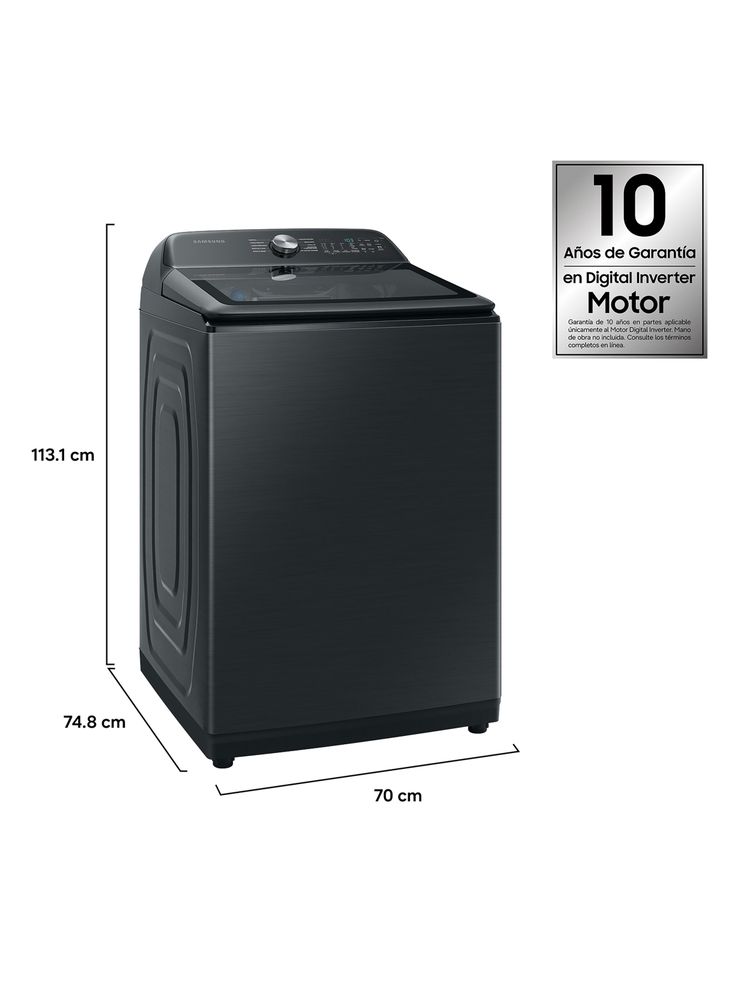 Lavadora de Carga Superior 24 Kg con Bubble Storm, foto 2