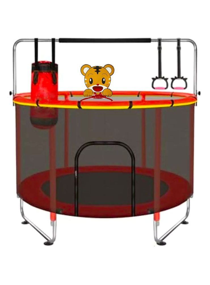 Kidscool Cama Elástica Entretenida Roja