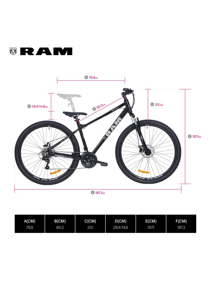 Ram Sport 29 Negro, foto 6