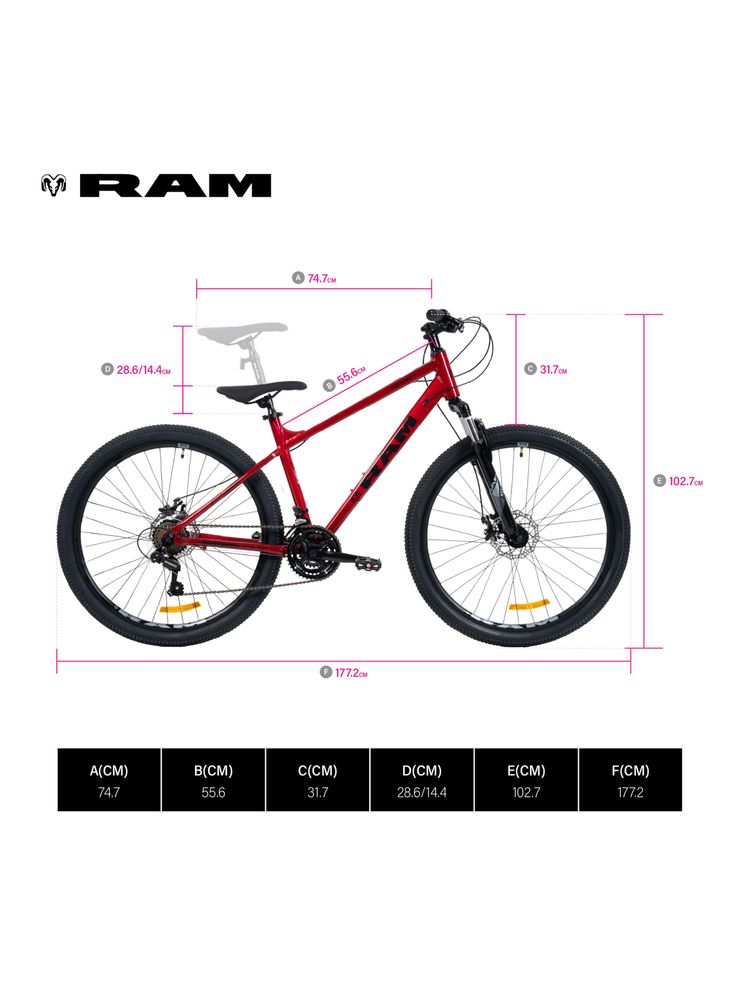 Ram Sport 27.5 Rojo, foto 5