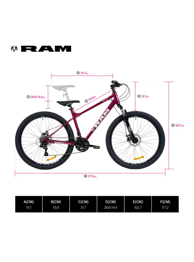 Ram Sport 27.5 Rosado, foto 5