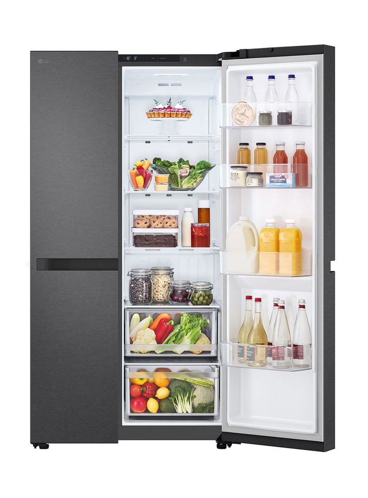 Refrigerador Side by Side No Frost 658 Litros GS66BPM Matte Black, foto 3