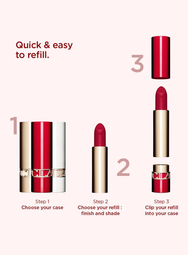 Clarins Joli Rouge Velvet 732V Grenadine, foto 3