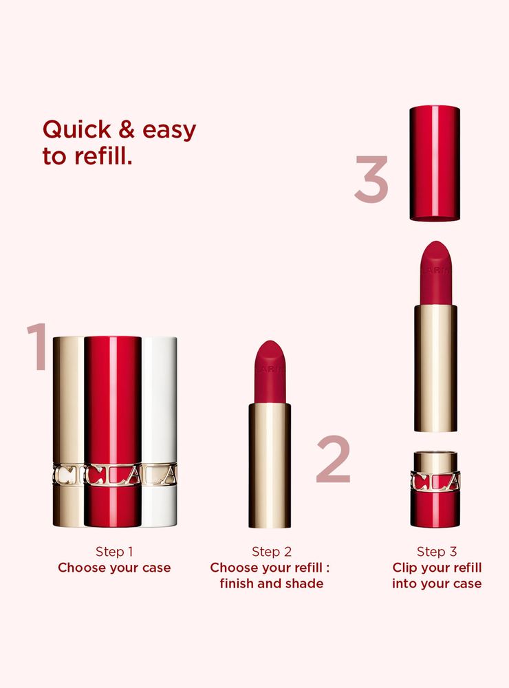 Clarins Joli Rouge Velvet 790V Coral Orchid, foto 3