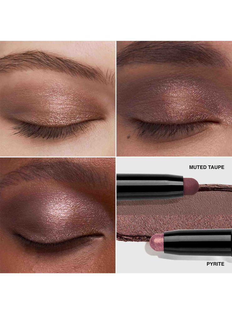 Bobbi Brown Dual-Ended Long-Wear Cream Shadow Stick Pyrite / Muted Taupe, foto 3