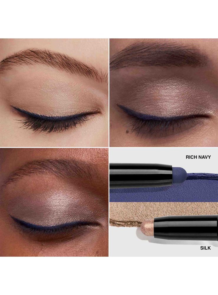 Bobbi Brown Dual-Ended Long-Wear Cream Shadow Stick Silk / Rich Navy, foto 3