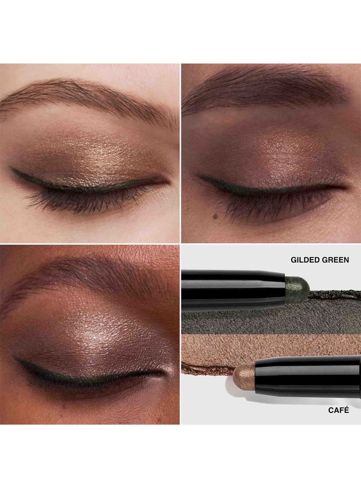 Bobbi Brown Dual-Ended Long-Wear Cream Shadow Stick Cafe / Gilded Green, foto 3