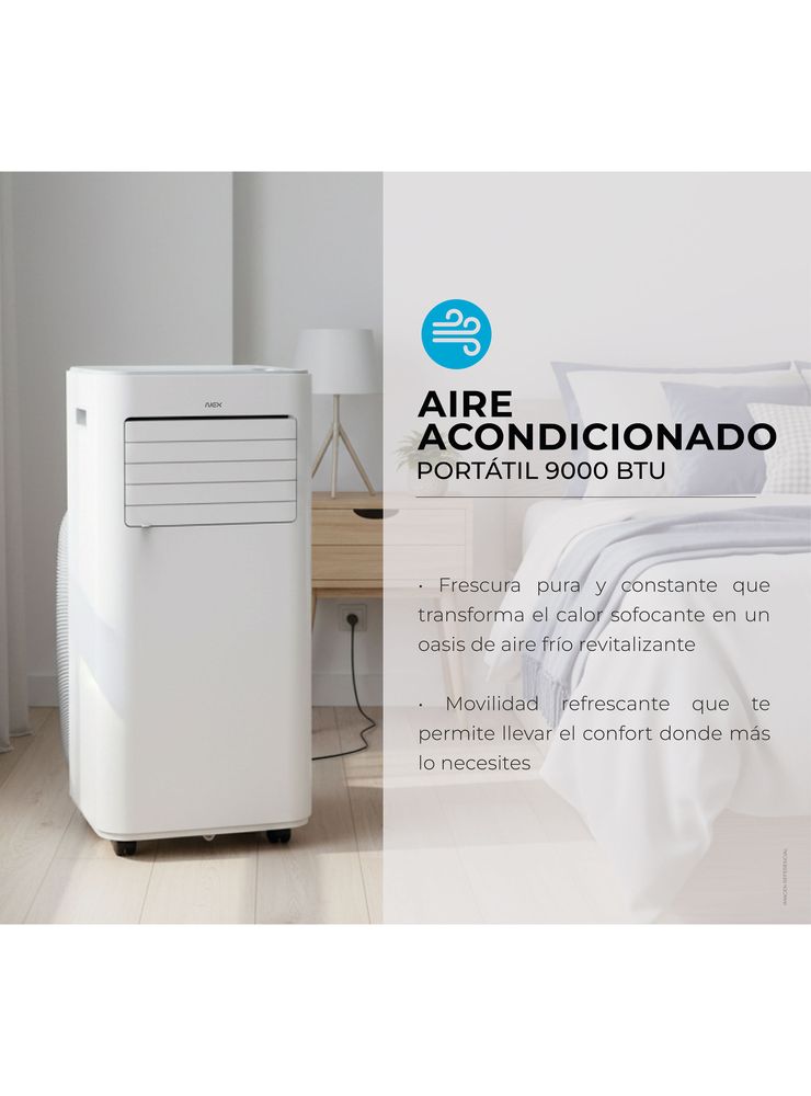 Aire Acondicionado Portátil 9.000 BTU Frío ACP09288-F, foto 6