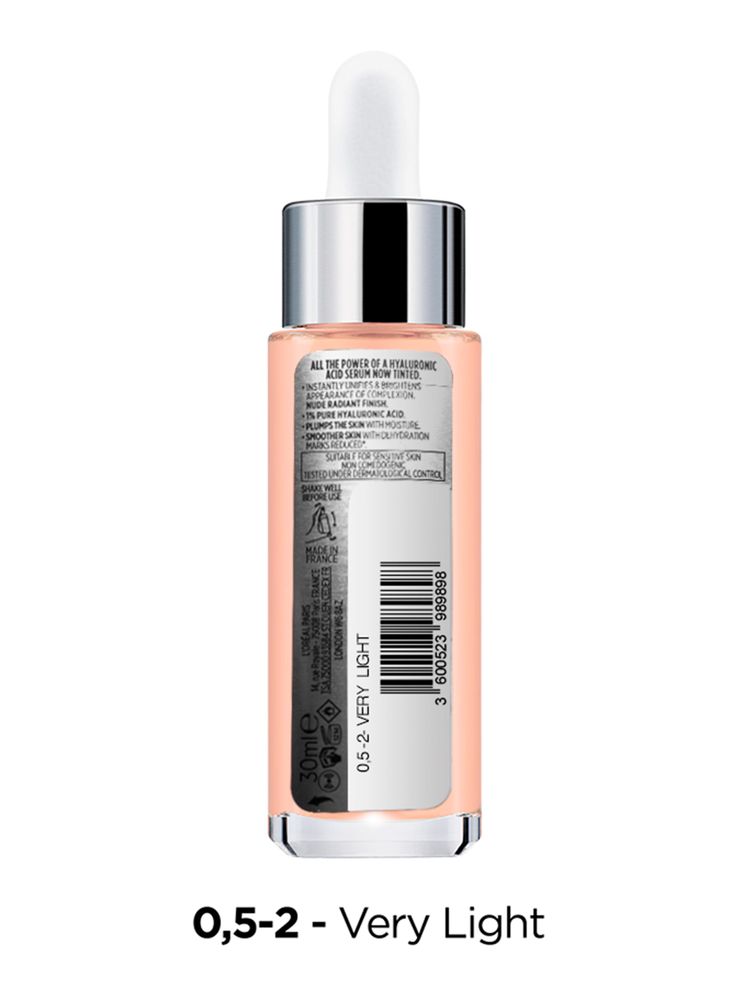 L'Oréal True Match Nude Plumping Tinted Serum 0.5-2 Very Light, foto 4