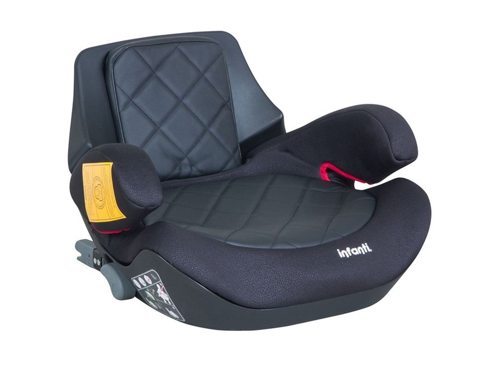 Infanti Silla de Auto Alzador GoFix Isofix Negro
