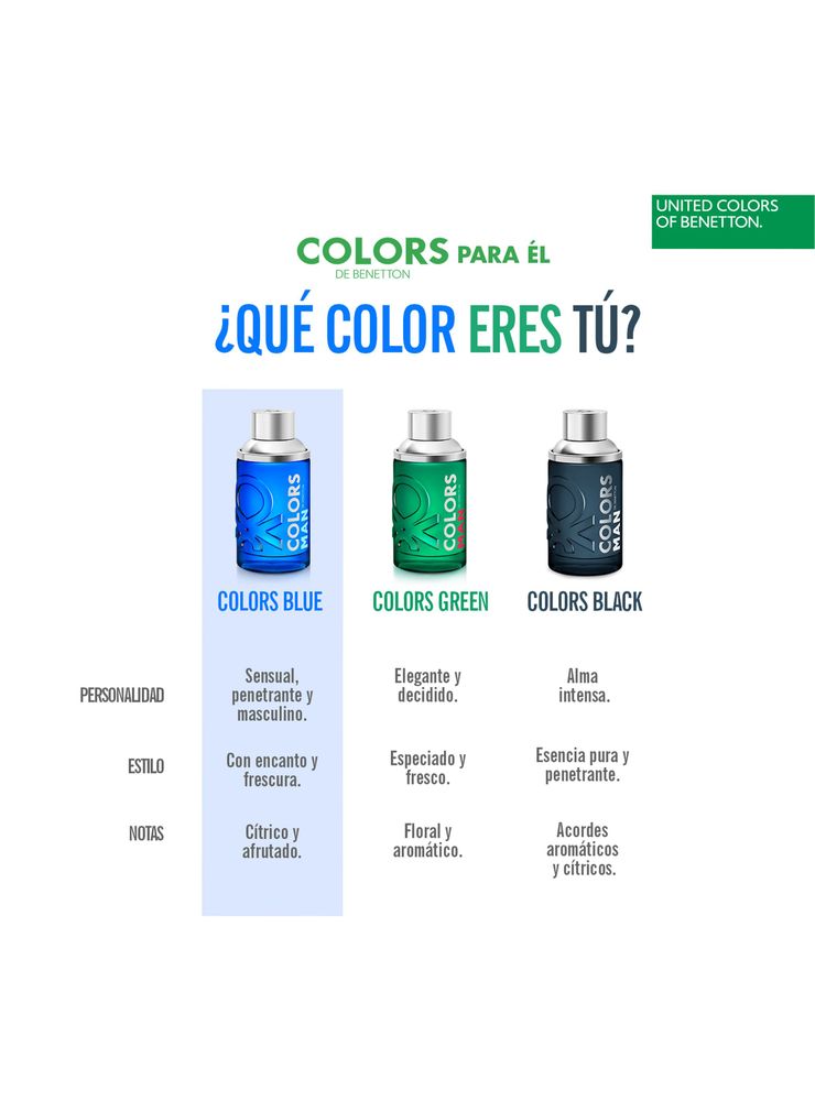 Benetton Colors Man Blue EDT 100 ml, foto 7