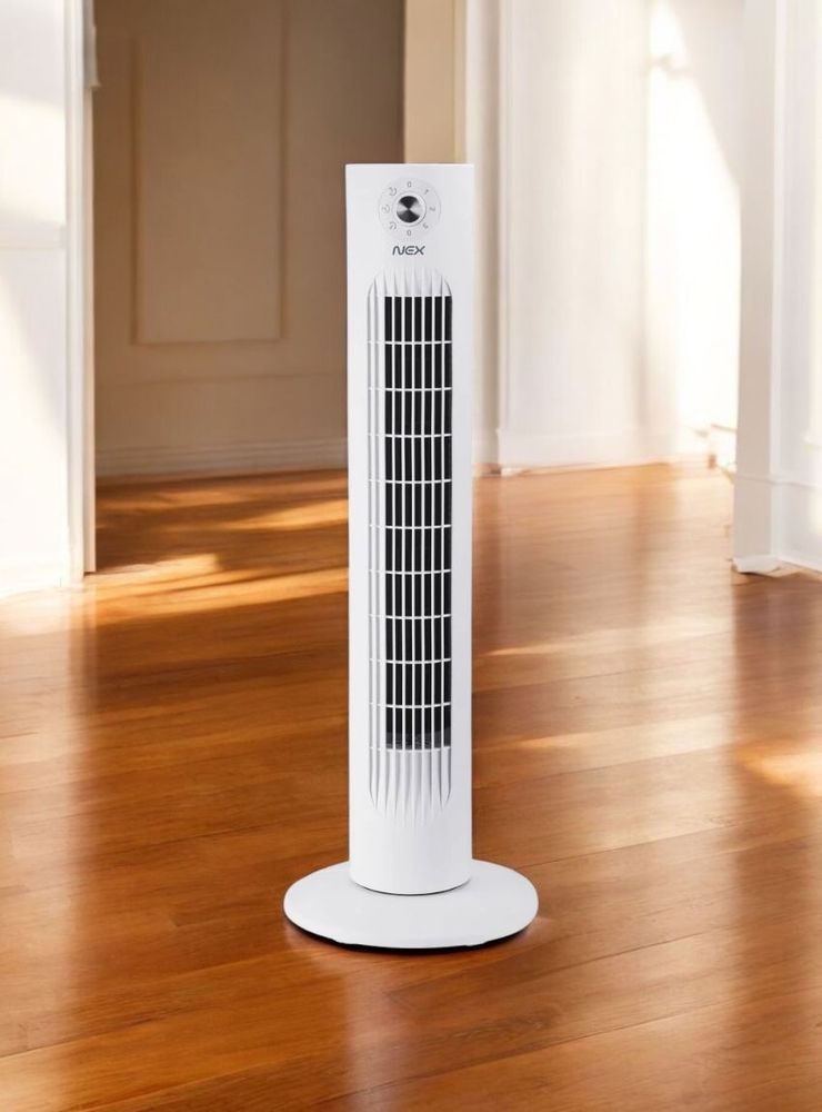 Nex Ventilador Torre 3 Velocidades 50W TWF1288 Blanco