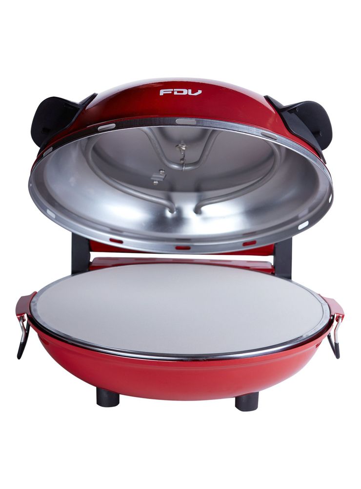 FDV Horno Eléctrico para Pizza Rojo Nápoles