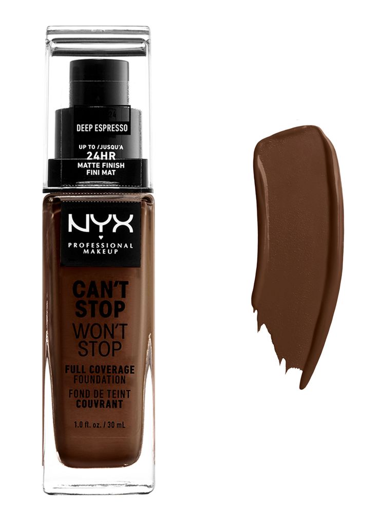 Nyx Professional Makeup Can't Stop Won't Stop Foundation Deep Espresso