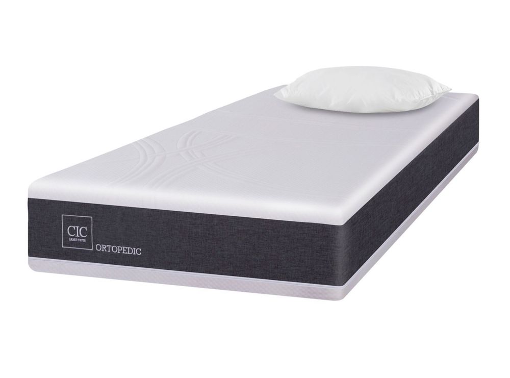 CIC Colchón New Ortopedic 1.5 Plazas + Almohada