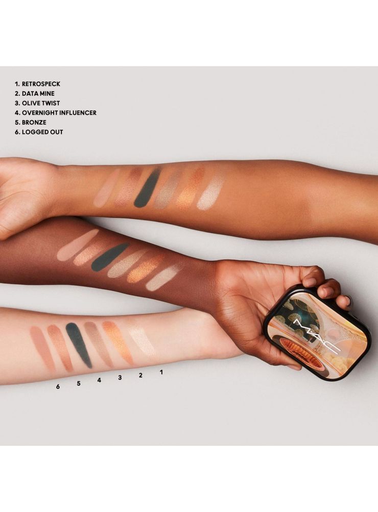 Mac Connect In Colour Eye Shadow Palette Bronze Influence, foto 4