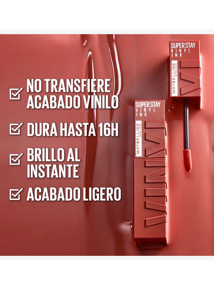 Maybelline Superstay Vinyl Ink 115 Peppy, foto 5
