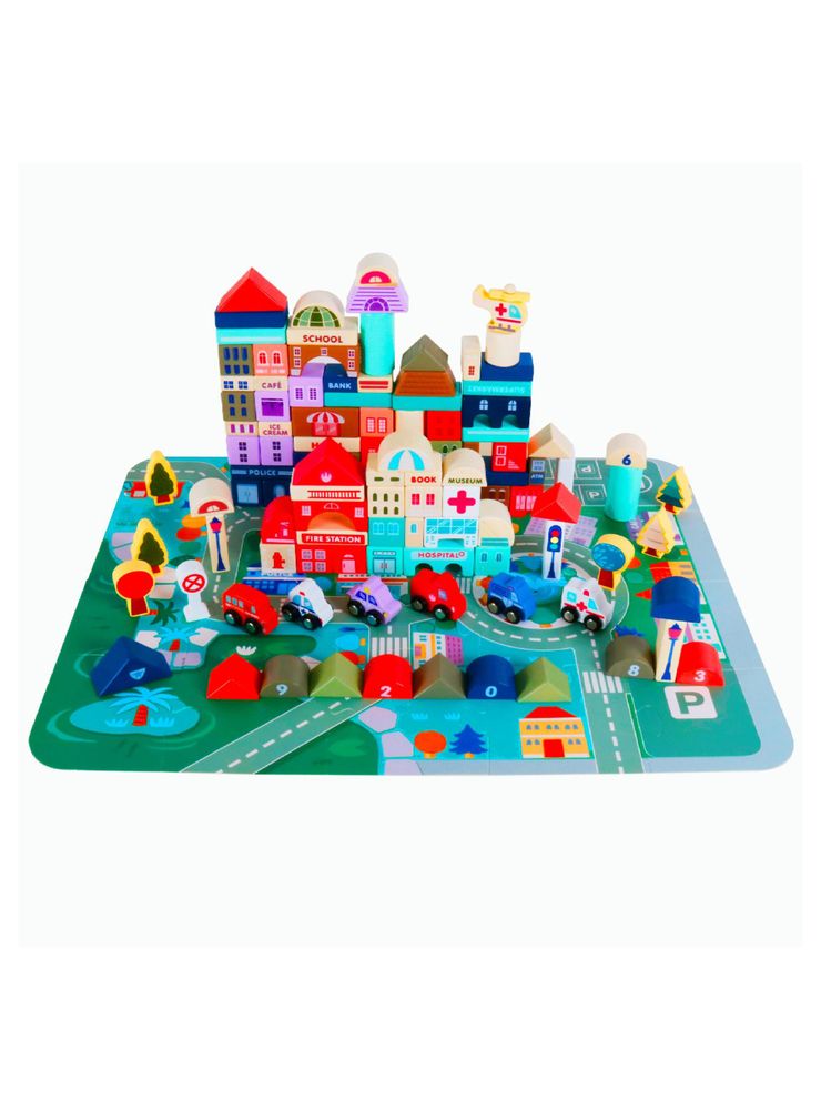 Kidscool Juego Didáctico City 115 Pzas