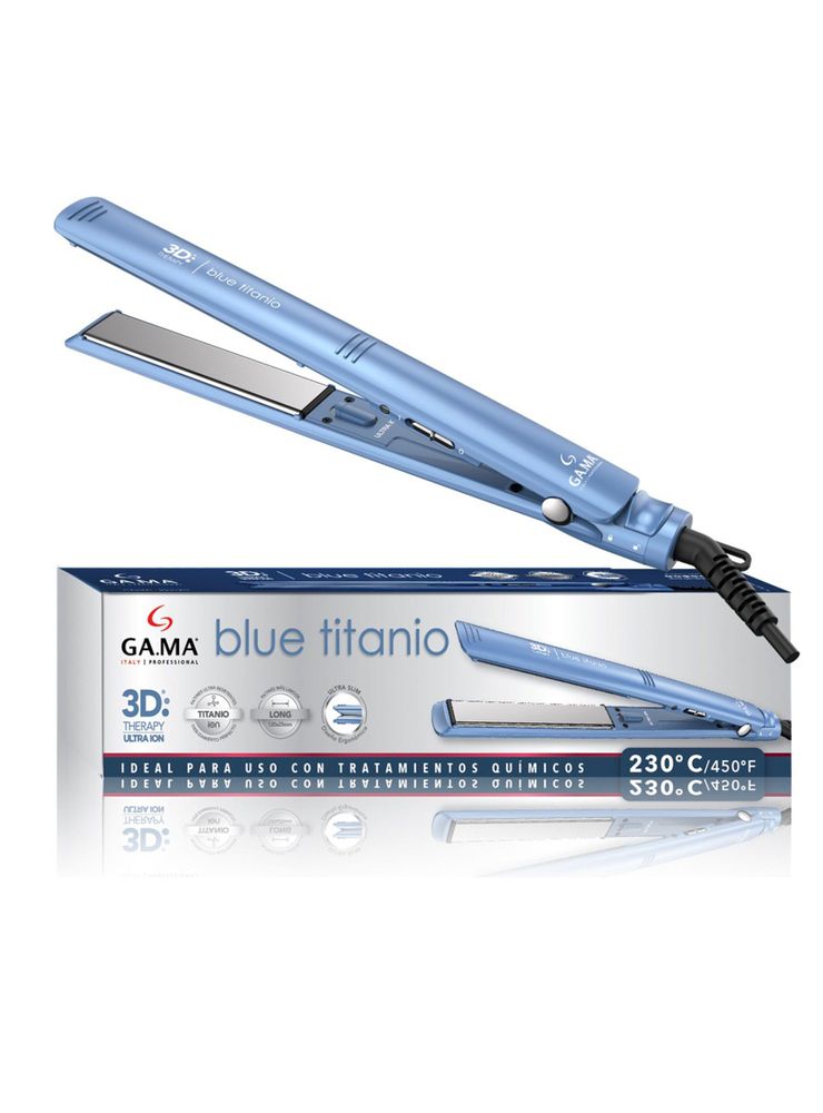 Alisador de Pelo Elegance 3D Blue Titanio