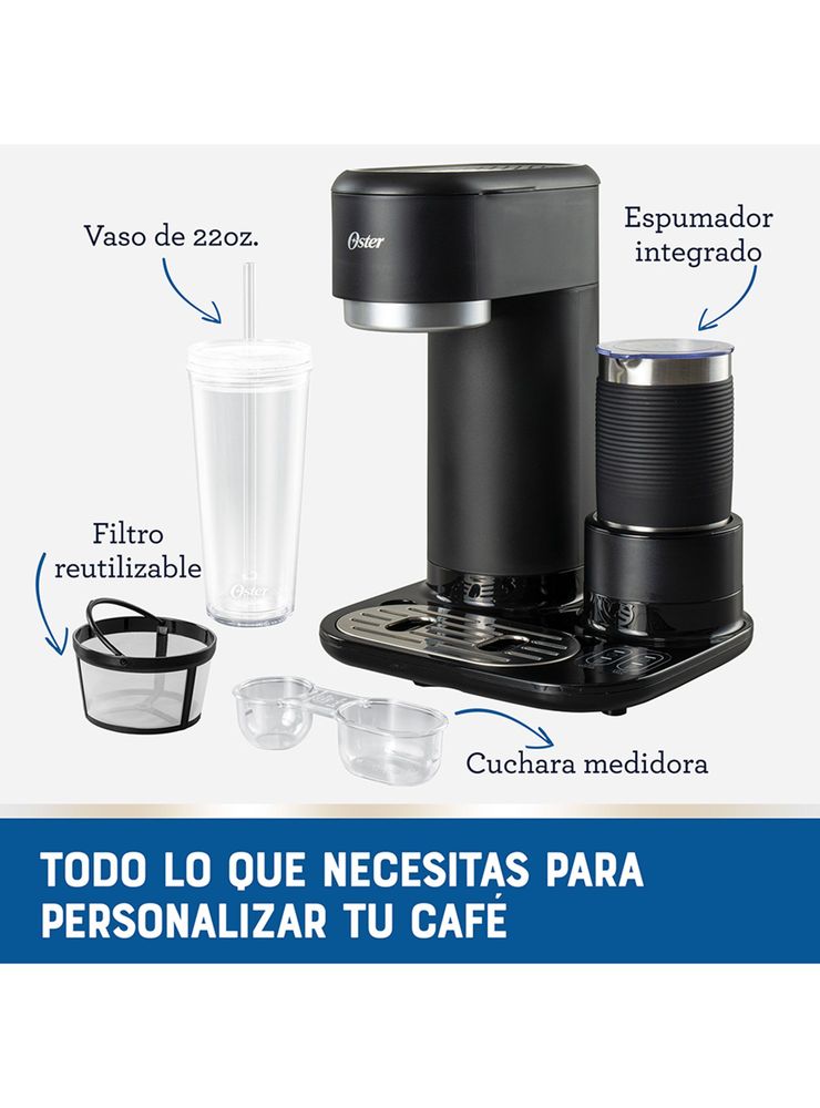 Oster Cafetera Latte BVSTDC02B Negro, foto 6
