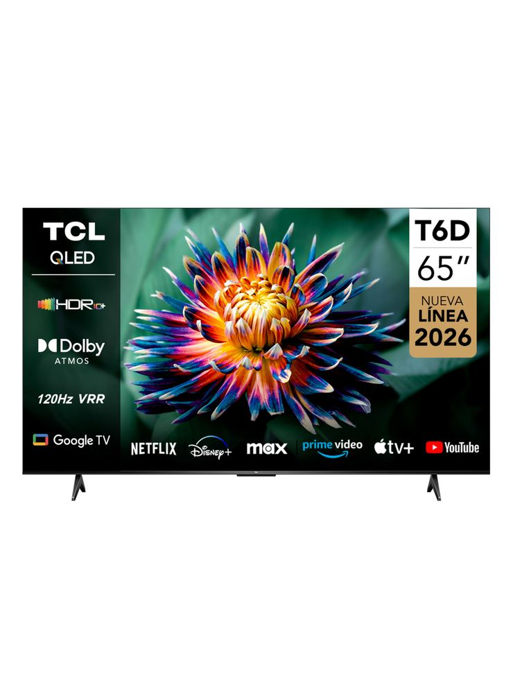 TCL QLED Smart TV 65'' 4K UHD T6D
