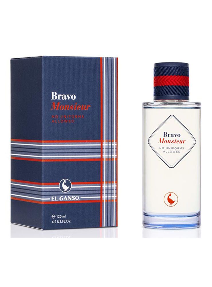Perfume Bravo Monsieur EDT Hombre 125 ml, foto 2