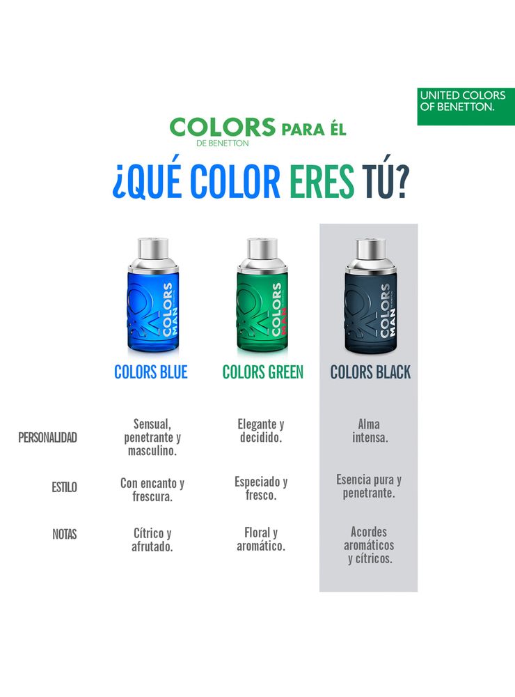 Benetton Colors Man Black EDT 60 ml, foto 6
