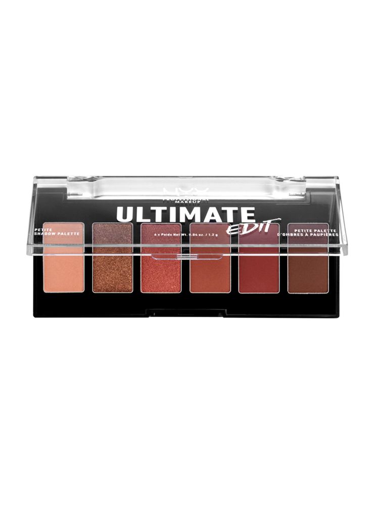 Nyx Professional Makeup Ultimate Edit Petite Shadow Palette Warm Neutrals, foto 5