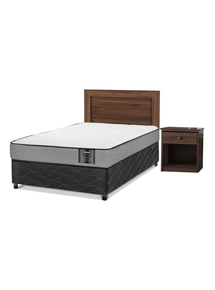 Flex Cama Americana Star 1 Plaza + Set Asturias