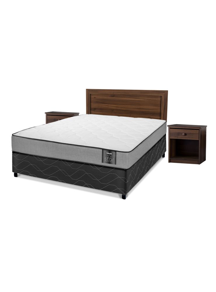 Flex Cama Americana Star 2 Plazas + Set Asturias
