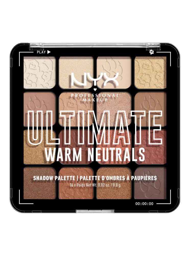 Nyx Professional Makeup Ultimate Shadow Palette Warm Neutrals, foto 3