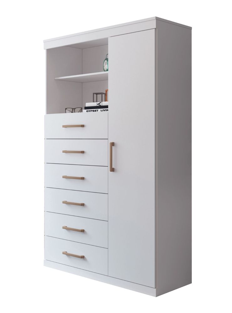Onessta Cómoda Maraba 1 Puerta 6 Cajones