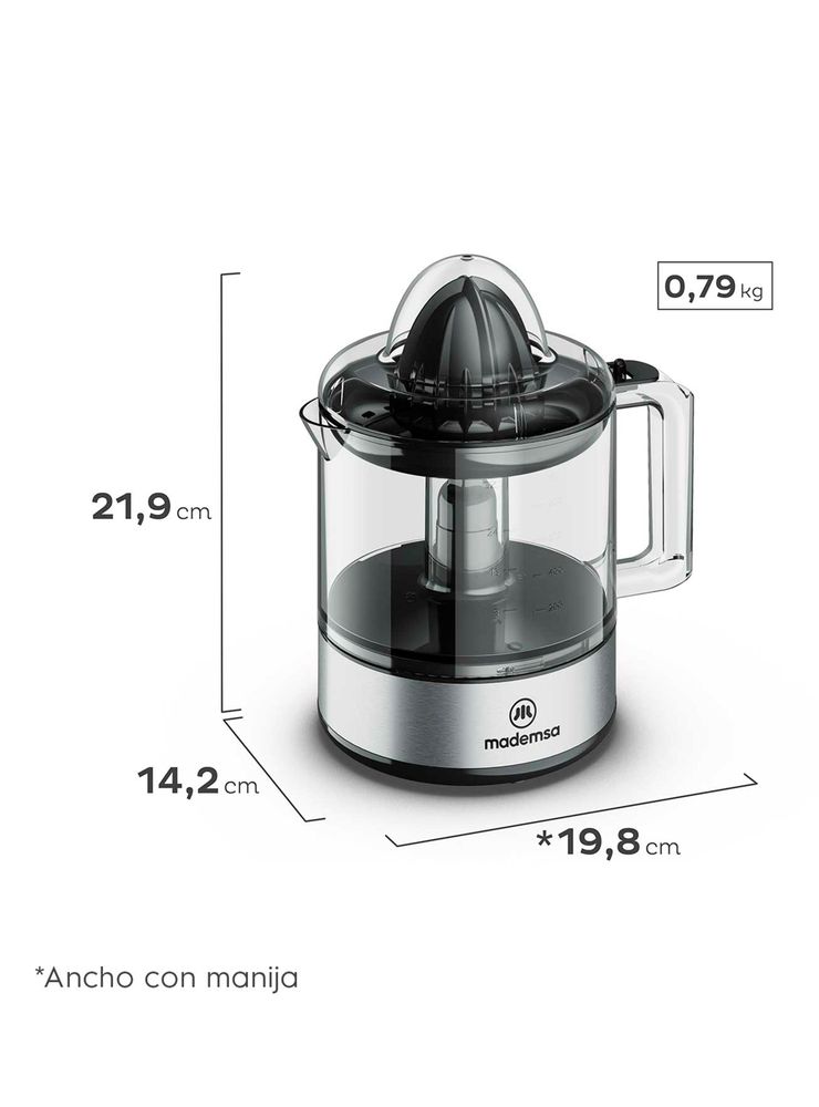 Exprimidor de Cítricos 800 ml MJP10 Gris, foto 2