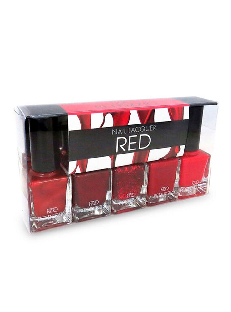 Set Petrizzio Esmalte de Uñas Lacquer Red