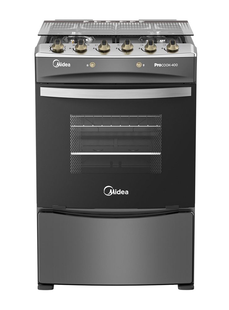 Midea Cocina a Gas 4 Quemadores MCG-4QPI24NSCG